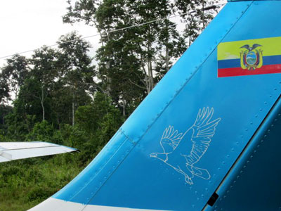 Avioneta para fotografía aérea